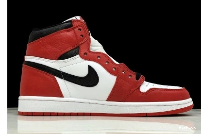 TO 861428-061 JORDAN 1 "HOMAGE AIR RETRO HOME" RED 0822